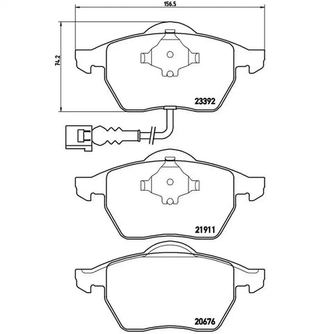 DISC BRAKE PAD SET
