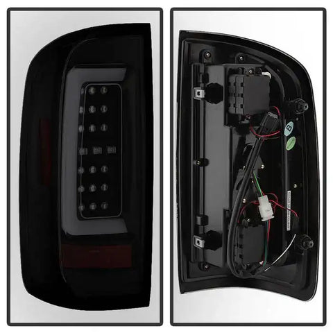 Spyder Automotive 5085252 Tail Light Assembly LED Smoke Lens Black Housing Set Of