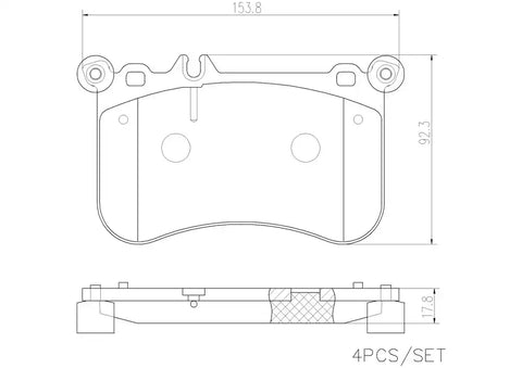 DISC BRAKE PAD SET