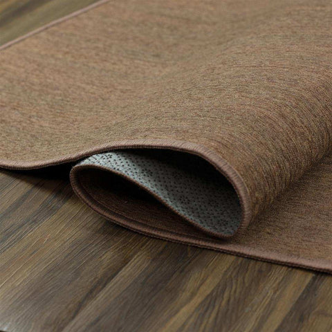 CRYSTAL ART 361472WEB SOLID ESPRESSO 3X5 WASHABLE RUG