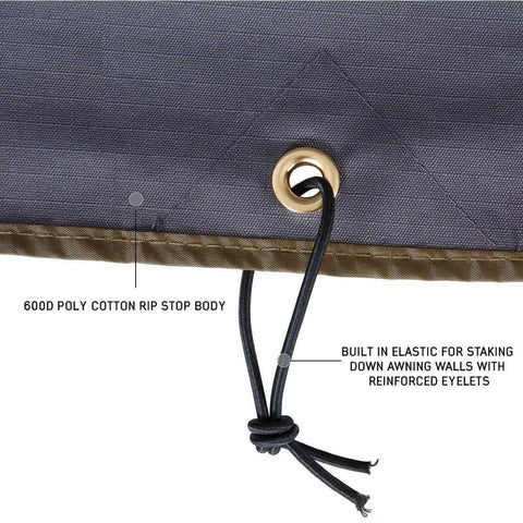 OVERLAND VCL 18139910 NOMADIC AWNING 270 - SIDE WALL 2 WI