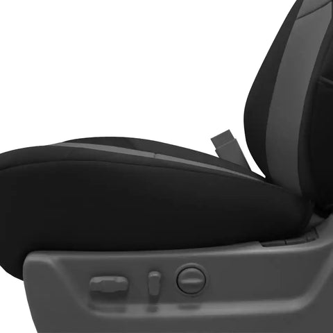 COVERKING CSCF12CH9492 1 ROW CHARCOAL/BLACK SIDES