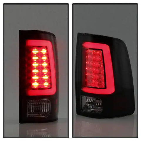 Spyder Automotive 5084033 Tail Light Assembly LED Black Smoke Lens Black Housing