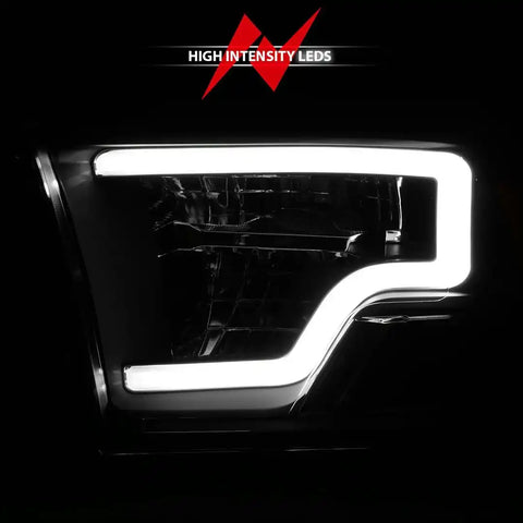 ANZO 111539 FULL LED HEADDLIGHTS BLACK AMBER