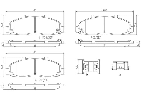 DISC BRAKE PAD SET