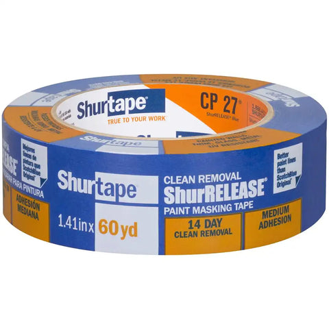 SHURTAPE 202879 CP 027 BLU-36MM X 55M-24 RLS