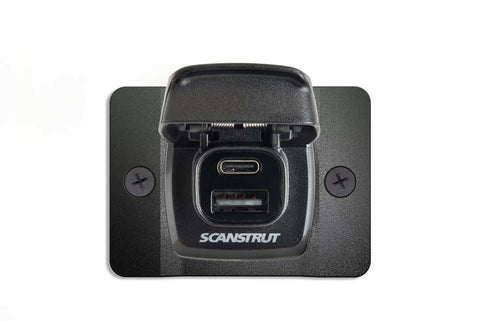 SCANSTRUT SC-USB-F2 FLIP PRO FAST CHARGE DUAL USB SOCKE