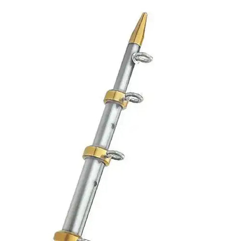 TACO METALS OT-0541VEL15-HD TELE-OUTRIGGER HD 1-1/2 SILVER/GO