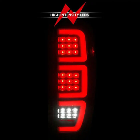 ANZO USA 311457 Tail Light Assembly LED Clear Lens Black Housing Red Brake Light/
