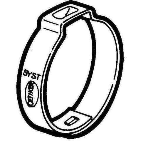 T-H MARINE 16700020X-DP 18.5 STEPLESS EAR HOSE CLAMP 10PK