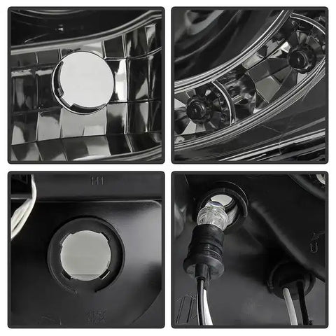 Spyder Automotive 5011930 Headlight Assembly Signature Series Projector Beam With L