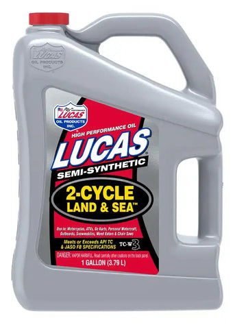 LUCAS OIL 10557 LAND & SEA 2-CYCLE OIL/4X