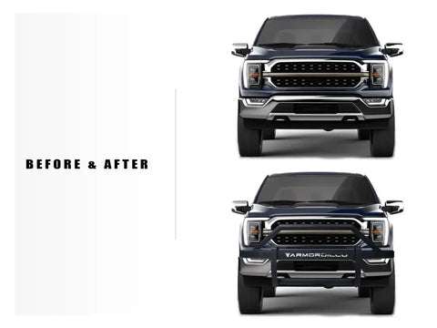Armordillo 8702161 Grille Guard AR2 Pre-Runner Powder Coated Matte Black Steel 1