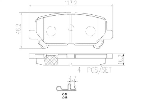 DISC BRAKE PAD SET