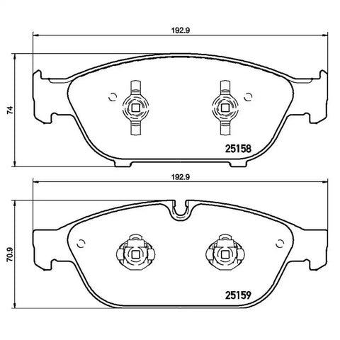 DISC BRAKE PAD SET
