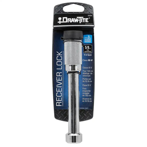 DRAW TITE 63259 RECEIVER LOCK DOGBONE STYLE 5/8'