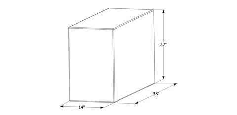 ICON 12453 WT2453 38X22X14 50 GAL.