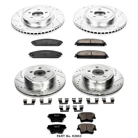 POWERSTOP K2853 1-CLICK BRAKE KIT