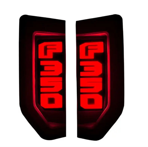 RECON ACCESS 264484BK 17-19 FORD F350 ILLUMINATED EMBLEMS