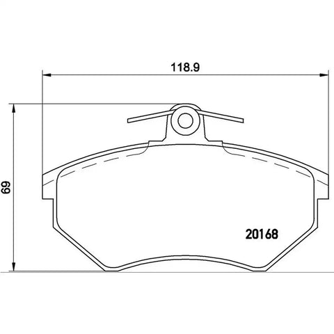 DISC BRAKE PAD SET