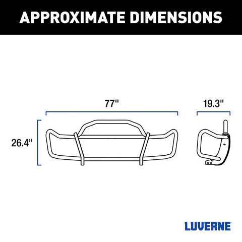 LUVERNE 208815 - SolidShield Van Grille Guard for Select Mercedes-Benz Sprinter 2500, 3500