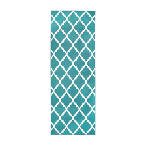 CRYSTAL ART 361469WEB MOROCCAN TRELLIS TEAL 2.5X7 WSHBLE