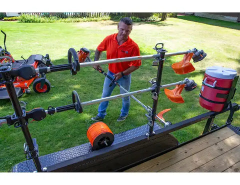 Buyers Products LT13 Tool Organizer Bolt-On Mount To Open Trailer Holds 3 Landscape