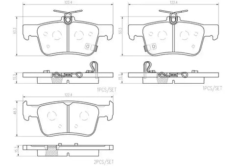 DISC BRAKE PAD SET