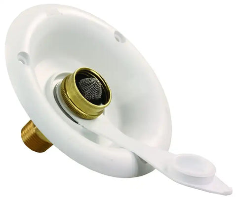 JR PRODUCTS 321-B-26-A CTY H2O DISH W/1/2'MPT PW
