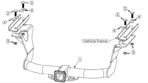Westin 65-1555 - Class III Trailer Hitch