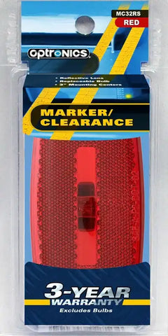 M/C; OVAL;WHT BASE; RED