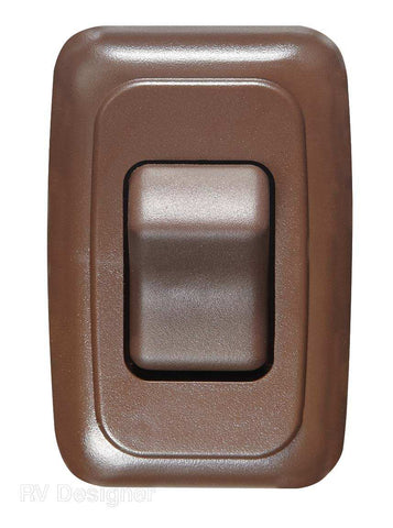 CONTOURED WALL SWITCH BRW