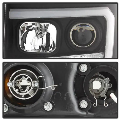 Spyder Automotive 5083630 Headlight Assembly Version 2 Halogen Bulb Projector Beam