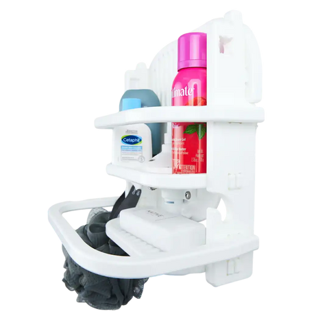 SEASUCKER SM8100W SHOWER CADDY - WHITE