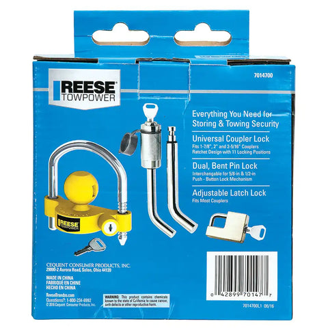 REESE 7014700 TOW ANTI-THEFT LOCK KIT