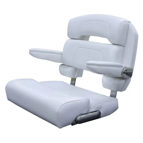 TACO METALS HA1-25WHA-7-0000-0-0 HELM SEAT 25' CAPRI DELUXE WHITE S