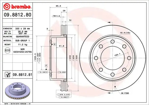 DISC BRAKE ROTOR