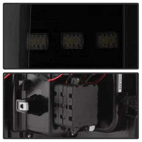 Spyder Automotive 5085252 Tail Light Assembly LED Smoke Lens Black Housing Set Of