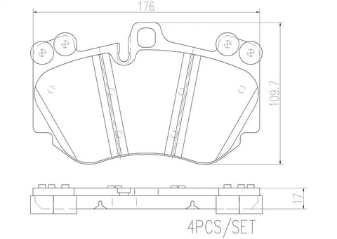 DISC BRAKE PAD SET