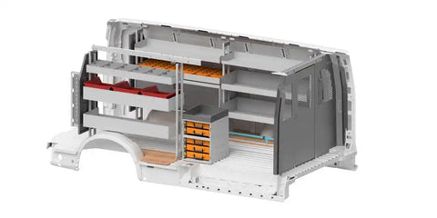 ROLACASE RSLLREL- CH155 VAN SHELVING ELECTRICAL BIN PACKAGE