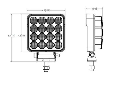 WORKLAMP LED 16 FLOOD BEA