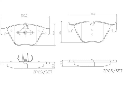 DISC BRAKE PAD SET