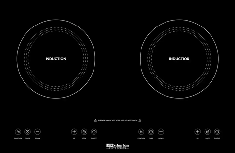 SUBURBAN DOUBLE ELEMENT  COOKTOP