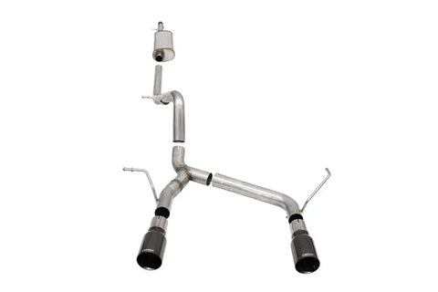 CORSA EXHST 21122BLK DUAL REAR CAT-BACK SYSTEM FOR 07-18