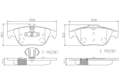 DISC BRAKE PAD SET