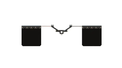 Bulletproof Hitches BPMUDFLAP Mud Flap Road Shield Fits 2/ 2-1/2 3 Inch Reciever Mount