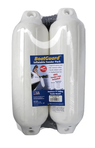 5' X 18' BG 2 PK. WHITE W/BLK. ROPE