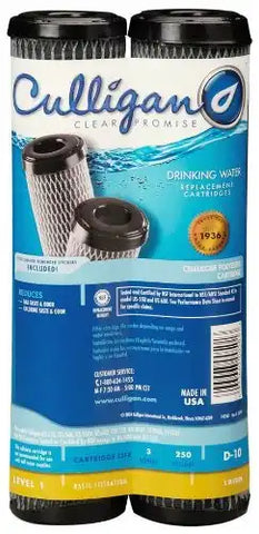 CULLIGAN INT D-10A TASTE/ODOR CARTRIDGE 2PK