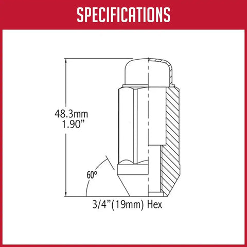 LUG-BLG 1.9 3/4-M14 2