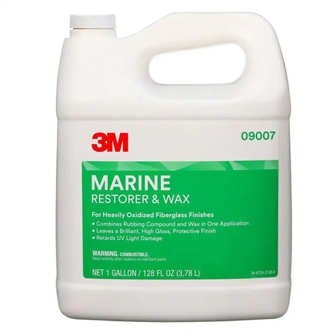 3M  MARINE RESTORER AND WAX  09007